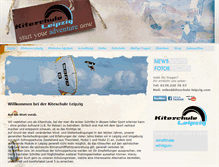 Tablet Screenshot of kiteschule-leipzig.de